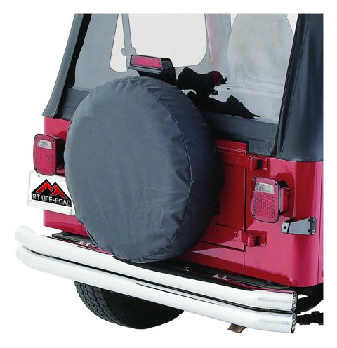 RT Off-Road Tire Covers TC272901 Cover, Spare Cover Style, Wraparound, Vinyl, Black, 27 in. To 29 in. Diameter, Each