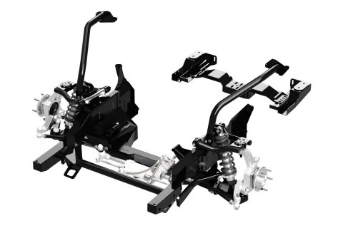 Speedtech Performance USA ExtReme Front Suspension Packages for 1962-1967 CHEVY II - 122231 Packages, ExtReme, Subframe, Bolt-On Style, Steel, Black Powdercoat, Satin Finish, Dual Power, Rack/Pinion, Down Tubes, Chevy, Kit