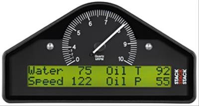 Stack Gauges Gauge Kits and Instrument Clusters ST8100-Q-EC RACE DISPLAY, PRE-CONFIGURED, WHITE, 0-6-13K RPM (BAR, DEG. C, KM/H) thumbnail 1