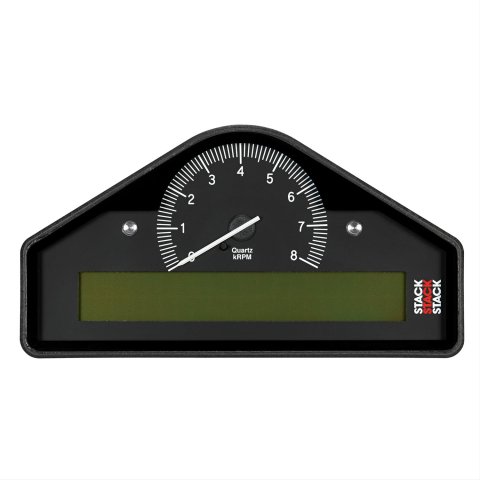 Stack Gauges Gauge Kits and Instrument Clusters ST8100AR-A-U ACTION REPLAY DASH, BLK, 0-8K RPM (PSI, DEG. C, MPH) thumbnail 2