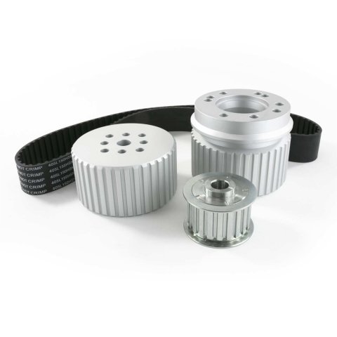 Top Street Performance Pulley Kits 10093 FORD SB 302-351W V8 ENGINE GILMER STYLE PULLEY KIT, SLIVER
