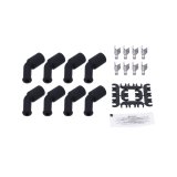 Top Street Performance 8.5mm Spark Plug Wire Sets 81025CE Set, 8.5mm, Coil Pack Terminal Type, Spiral Core, Black Wire, Black/White Boots, 180 degree Boots, Chevy, LS/Gen V, Set thumbnail 2