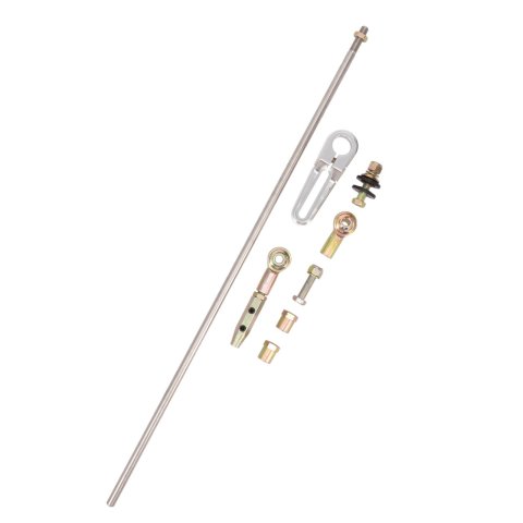 Top Street Performance Adjustable Column Shift Linkage Kits CB5011 Steering Linkage, Billet Aluminum, Natural, Ford, Automatic, Kit