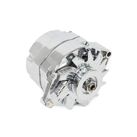 Top Street Performance Alternators ES1001C Alternator, GM 10si, 110 Amp, Internal Regulator, Chrome, Buick, Chevy, Pontiac, Oldsmobile, Each thumbnail 1