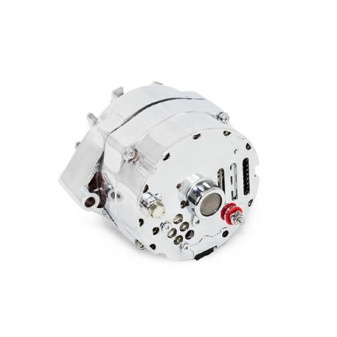 Top Street Performance Alternators ES1001C Alternator, GM 10si, 110 Amp, Internal Regulator, Chrome, Buick, Chevy, Pontiac, Oldsmobile, Each thumbnail 2