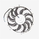 Top Street Performance Fans, Electric HC6103C 12" UNIVERSAL ELECTRIC COOLING FAN, S-BLADE, CHROME thumbnail 1