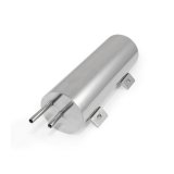 Top Street Performance Stainless Steel Overflow Tanks HC6326 Tank, 24 oz., Cylindrical, Steel, Natural, Recirculating, 3 in. Diameter, 9 in. Length, Each thumbnail 1