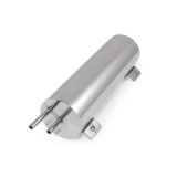 Top Street Performance Stainless Steel Overflow Tanks HC6327 Tank, 34 oz., Cylindrical, Steel, Natural, Recirculating, 3 in. Diameter, 10 in. Length, Each thumbnail 1