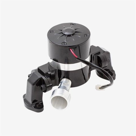 Top Street Performance Water Pumps, Electrical HC8010BK ALUMINUM ELECTRIC WATER PUMP - CHEVY SB, 35 GPM, BLACK thumbnail 1