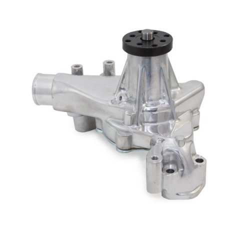 Top Street Performance High-Flow Mechanical Water Pumps HC8012P Pump, Mechanical, Long, High-Volume, Clockwise, Aluminum, Polished, Chevy, Small Block, Each thumbnail 1