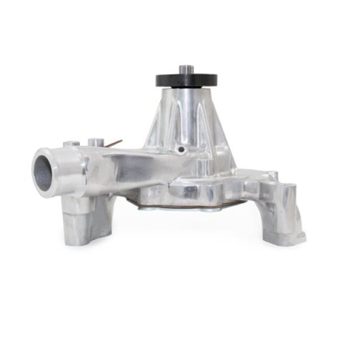 Top Street Performance High-Flow Mechanical Water Pumps HC8012P Pump, Mechanical, Long, High-Volume, Clockwise, Aluminum, Polished, Chevy, Small Block, Each thumbnail 3