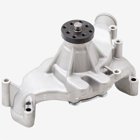 Top Street Performance High-Flow Mechanical Water Pumps HC8022 Pump, Mechanical, Long, High-Volume, Clockwise, Aluminum, Satin, Chevy, Big Block, Each thumbnail 2