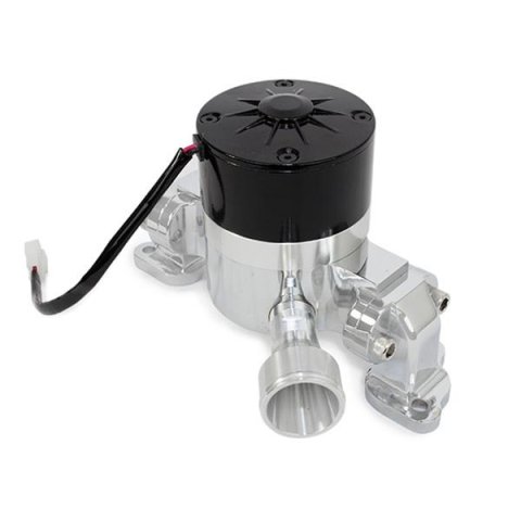Top Street Performance High-Flow Electric Water Pumps HC8030C Pump, Electric, 35 gpm, Aluminum, Chrome, Ford, Each thumbnail 1