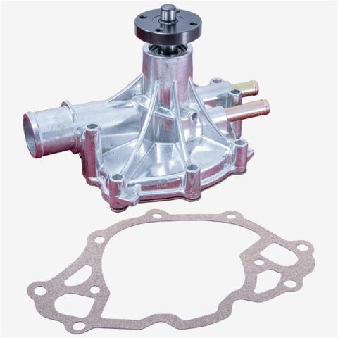 Top Street Performance Mechanical Water Pumps HC8054P ALUMINUM MECHANICAL WATER PUMP - 1985-93 FORD SB 302/351W, REVERSE ROTATION, POLISHED thumbnail 2