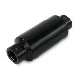 Top Street Performance Fuel Filters JM1021BK ALUMINUM INLINE FUEL FILTER WITH 10 MICRON ELEMENT, ORB-10, BLACK thumbnail 2