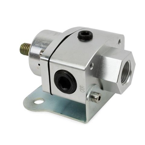 Top Street Performance Billet Aluminum Fuel Pressure Regulators JM1057CA Regulator, 5-12 psi, Aluminum, Clear Anodized, Universal, Each thumbnail 3