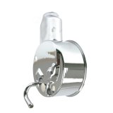 Top Street Performance GM Saginaw P Series Power Steering Pump Reservoirs JM2004C Reservoir, Series, Banjo Style, Integral, Steel, Chrome, Each thumbnail 2