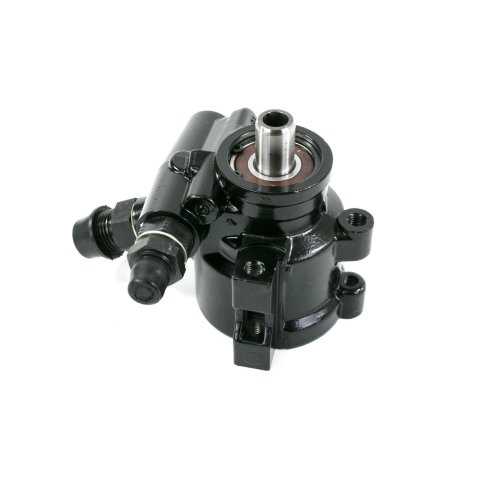 Top Street Performance GM Type II/Saginaw TC Series Power Steering Pumps JM2010BK Pump, II Pumps, Black, Press-Fit Pulley Style, Each thumbnail 1