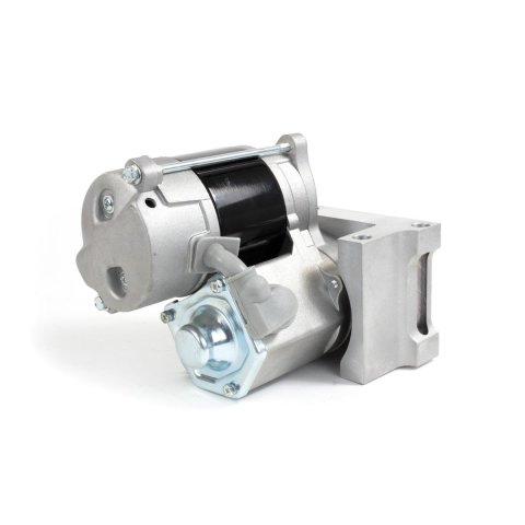 Top Street Performance 1.9 HP Mini Starters JM7007BK Starter, Mini, HP, Nippondenso Style, Standard Rotation, Black, 4.1:1 Gear Reduction, Inline/Staggard Bolt Pattern, Chevy, Each thumbnail 2