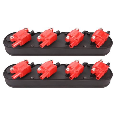 Top Street Performance Cast Aluminum 2-Piece Valve Covers JM8082-2BK Covers, Center Bolt, Tall, Finned, Aluminum, Black Anodized, with Gaskets and Mounting Hardware, Chevy, LS, Pair thumbnail 5