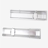 Top Street Performance Fabricated Aluminum Valve Covers JM8091-7CA Covers, Tall, Aluminum, Clear Anodized, Long Bolt, Chevrolet, Small Block, Pair thumbnail 3