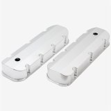 Top Street Performance Fabricated Aluminum Valve Covers JM8092-8CA ALUMINUM TALL FABRICATED VALVE COVER - CHEVY BB, SHORT BOLT, WITH BREATHER HOLE, CLEAR ANODIZED thumbnail 1
