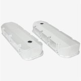 Top Street Performance Fabricated Aluminum Valve Covers JM8092-8CA ALUMINUM TALL FABRICATED VALVE COVER - CHEVY BB, SHORT BOLT, WITH BREATHER HOLE, CLEAR ANODIZED thumbnail 2