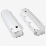 Top Street Performance Fabricated Aluminum Valve Covers JM8094-8CA ALUMINUM TALL FABRICATED VALVE COVER - FORD BB, SHORT BOLT, WITH BREATHER HOLE, CLEAR AWITHDIZED thumbnail 2