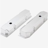 Top Street Performance Fabricated Aluminum Valve Covers JM8097-8CA ALUMINUM TALL FABRICATED VALVE COVER - MOPAR BB, SHORT BOLT, WITH BREATHER HOLE, CLEAR ANODIZED thumbnail 1