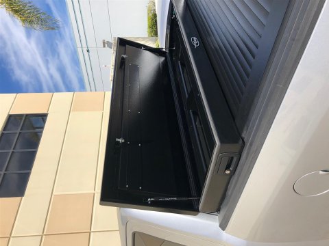 Truck Cover USA American Work Covers CRT545 Tonneau Covers, Covers, Retractable, Hard Style, Aluminum, Black Textured, 6.5 ft. Bed Length, for Nissan, Each
