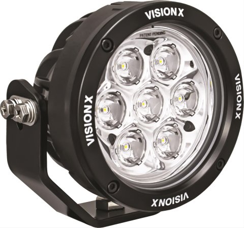 Vision X LED Cannon Series Auxiliary Lights 9907499 Lights, Canon Series, Driving/Spot, 4.7 in.Round, Black Housing, Clear Lens, 49 watts, Each thumbnail 5