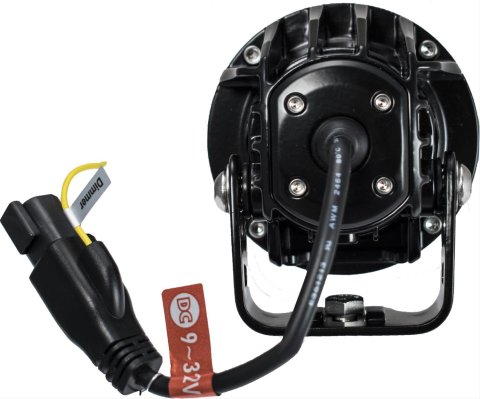Vision X LED Cannon Series Auxiliary Lights 9912141 Lights, Canon Series, Multi-LED Driving, 3.7 in.Round, Black Housing, Clear Lens, 21 watts, Each thumbnail 3