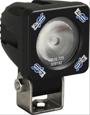 Vision X Solstice Solo LED Pod Lights 9888163 Auxiliary Light, Solo, Fog, Square, Black Anodized Housing, Clear Lens, 10 watt, Each thumbnail 1