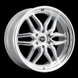 Weld Performance Laguna Street Gloss Silver Machined Wheels 17x11 Wheels, Street, 17.0 in. x 11.0 in., Aluminum, Machined, Silver, 5 x 127mm Bolt Circle, 4.25 in. Backspace, -44.00mm Offset, Each thumbnail 2