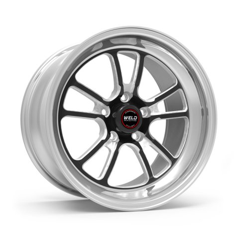 Weld Racing RT-S S70 Forged Aluminum Black Anodized Wheels 18x5 Wheel, RT-S, Aluminum, Matte Black, 18 x 5 in., 5 x 115mm Bolt Circle, 1.60 in. Backspace, Each thumbnail 4