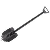 Go Rhino Xventure Gear Sharktooth Stackable Shovel - Textured Black thumbnail 1