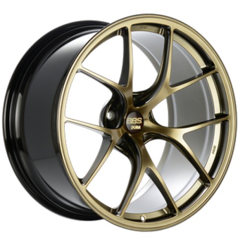 BBS RI-D 19x8.5 / 5x130 / ET53 / 71.6mm CB Diamond Gold Wheel thumbnail 2