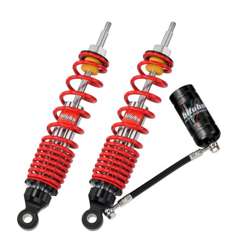 Bitubo WMI0 Twinshocks Adjustable: Spring Preload, Length 322mm
