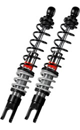 Bitubo YGB0 Twinshocks Rear Adjustable: Spring Preload, Red And Black Springs thumbnail 1