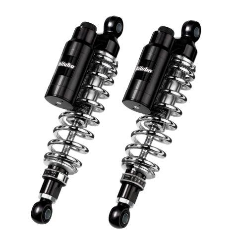 Bitubo WMT1 Twinshocks Adj.: Spring Preload, Reb., Comp., Length 341mm, Piggyback Tank, Dk Edition