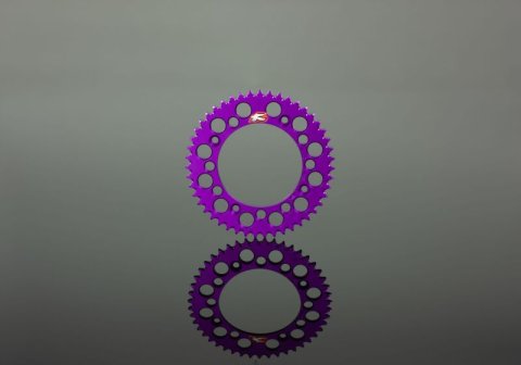 Renthal 20-24 KTM 125-450 SX/XC/SX-F/ Husq Rear Sprocket - Grooved Purple 520-50 Teeth