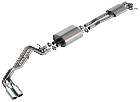 Borla 24-25 Ford Ranger XLT Side Exit S-type Exhaust w/ Chrome Tips