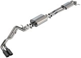 Borla 24-25 Ford Ranger XLT Side Exit S-type Exhaust w/ Black Chrome Tips thumbnail 1