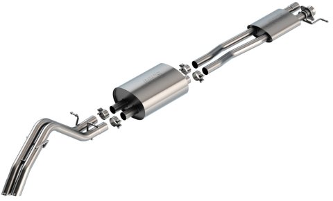 Borla 24-25 Ford Ranger XLT S-type Climber Exhaust w/ Turndown Tips