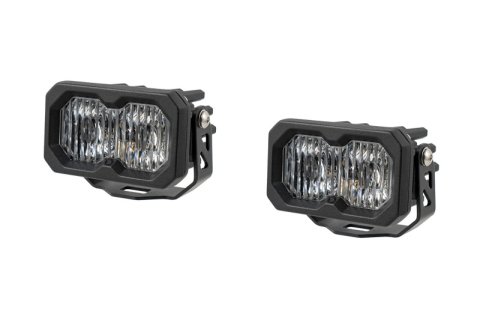 Diode Dynamics C2 2.0 Pro White SAE Fog/Wide Standard ABL (pair)