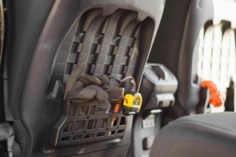 DV8 Offroad Storage Systems and Cargo Holders MPJL-09 2018-2025 Jeep Wrangler JL JLU Gladiator JT Seat Back Molle Pockets