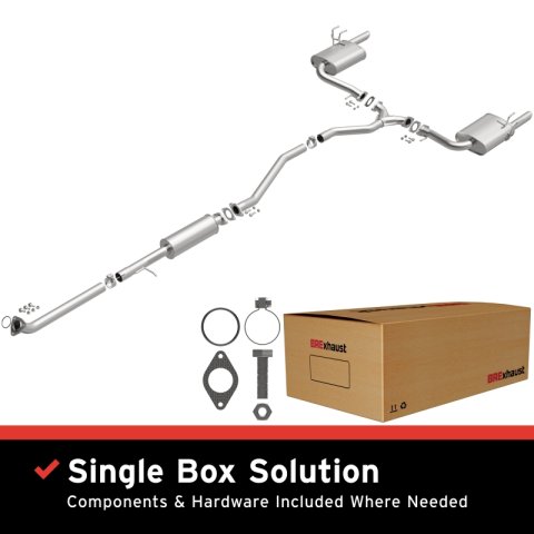 BRExhaust 16-21 Honda Civic 1.5L Direct-Fit Replacement Exhaust System