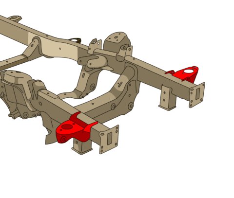 Rust Buster 09-24 RAM 1500 Core Support Mount - Right