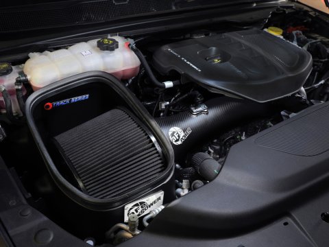 aFe 2025+ Dodge Ram 1500 RHO Track Series Carbon Fiber Cold Air Intake System w/ Blk Pro 5R Filter thumbnail 3