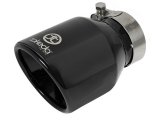 aFe Takeda Universal Exhaust Tip 2-1/2 IN Inlet x 4 IN Outlet x 6 IN L- Black thumbnail 1
